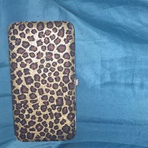 Cheetah print wallet